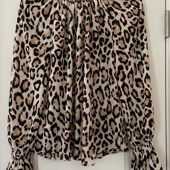 NWT LOFT Leopard Print Blouse XS - Picture 8 of 8